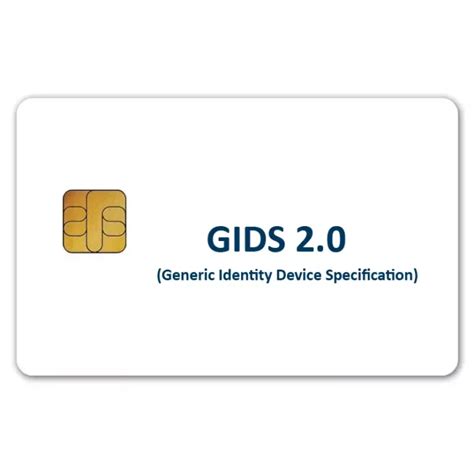 Generic Identity Device Specification (GIDS) for smart card 